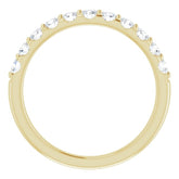 14K Yellow 1/2 CTW Natural Diamond Anniversary Band